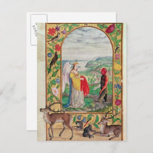 第四のイラストレーション ポストカード (正面/裏面)