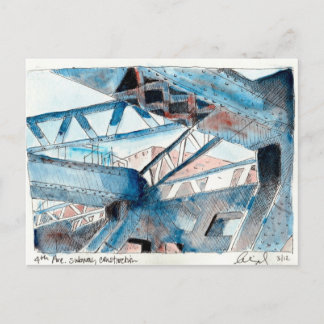 第四のAve建築 ポストカード