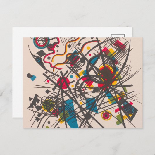 第四バウハウス財布, 1923バイワッシリーカンディンスキー ポストカード (正面/裏面)