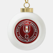 第四十四旅団 セラミックボールオーナメント (正面)