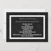 第四十年級懇親会シャルボード 招待状 (裏面)