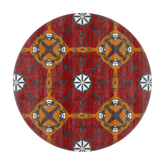 第四巻万華鏡のように千変万化するパターン十二巻 カッティングボード (正面)