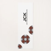 第四巻万華鏡のように千変万化するパターン十二巻 ヨガマット (裏面)