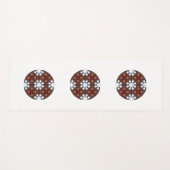 第四巻万華鏡のように千変万化するパターン十二巻 ヨガマット (正面(横))