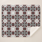 第四巻万華鏡のように千変万化するパターン大十 シェルパブランケット (正面(横))