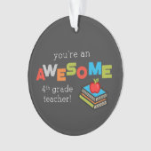 第四級先生賞味日素晴らし, オーナメント (正面)