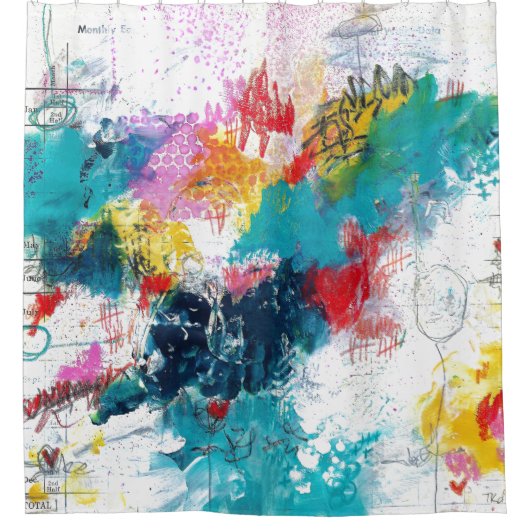 第威厳がある2半期 シャワーカーテン (正面)