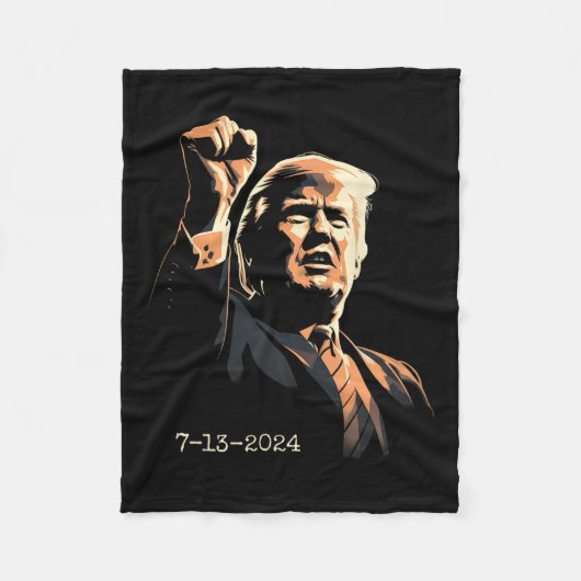 第感動的1ポンプ2024年7月13日 フリースブランケット (正面)