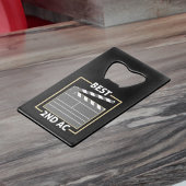 第最高の2回交流 – カメラチームのギフト クレジットカード栓抜き