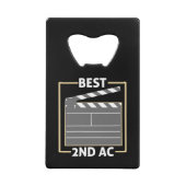 第最高の2回交流 – カメラチームのギフト クレジットカード栓抜き (正面)