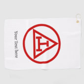 第王室の二章フリーメーソンマソニックギフトゴルファー ゴルフタオル (横)