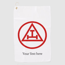 第王室の二章フリーメーソンマソニックギフトゴルファー ゴルフタオル