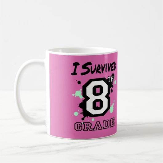 第生き延び8級 コーヒーマグカップ (左)