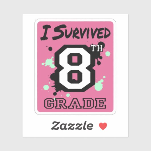 第生き延び8級 シール (シート)