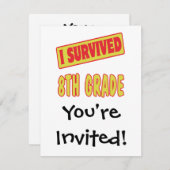 第生き延び8級 招待状 (正面/裏面)