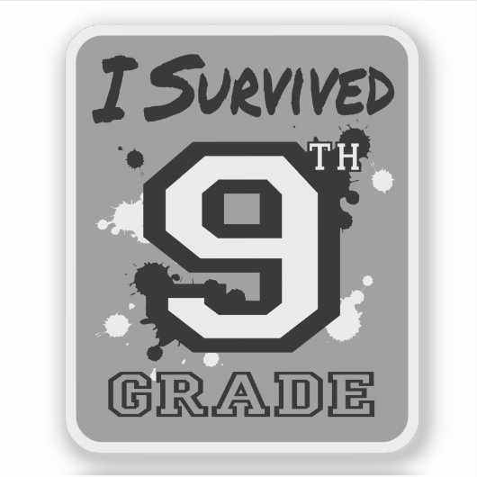 第生き延び9級 シール (正面)