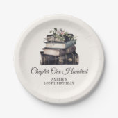 第百ビクトリアン章第百誕生日 ペーパープレート (正面)