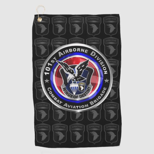 第百一空挺師団戦闘航空旅団  ゴルフタオル (正面)