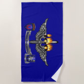 第百六十特別航空夜行ストーカー ビーチタオル (正面)