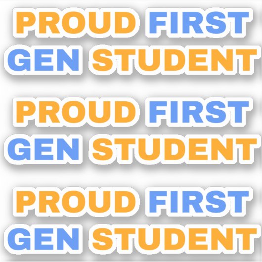 第誇りを持った一期生 シール (正面)