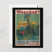 第警告二次世界大戦 ポストカード (正面/裏面)