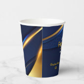 第食べ物を与え二期創始杯パーソナライズされた 紙コップ (右)