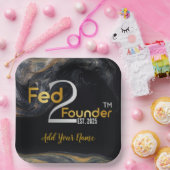 第食べ物を与え2創設者プレート ペーパープレート (パーティー)