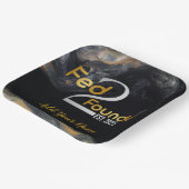 第食べ物を与え2創設者プレート ペーパープレート (傾斜あり)