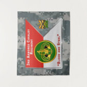 第3装甲騎兵連隊 “ブレイブ・ライフルズ” タペストリー (正面)