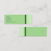 第0037を縞で飾ります スキニー名刺 (正面/裏面)