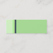 第0037を縞で飾ります スキニー名刺 (裏面)