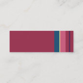 第0077を縞で飾ります スキニー名刺 (裏面)