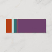 第0078を縞で飾ります スキニー名刺 (裏面)