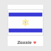 第1および第2回シオニスト会議の国旗（1897年～1898年） シール (シート)