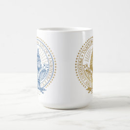 第1および第2期第1期印章ドナルド・トランプ コーヒーマグカップ