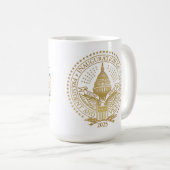 第1および第2期第1期印章ドナルド・トランプ コーヒーマグカップ (正面右)