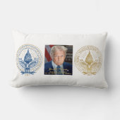 第1および第2期第1期印章ドナルド・トランプ ランバークッション (正面)