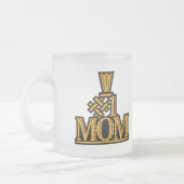 第1お母さんの母の日のギフト フロストグラスマグカップ (左)