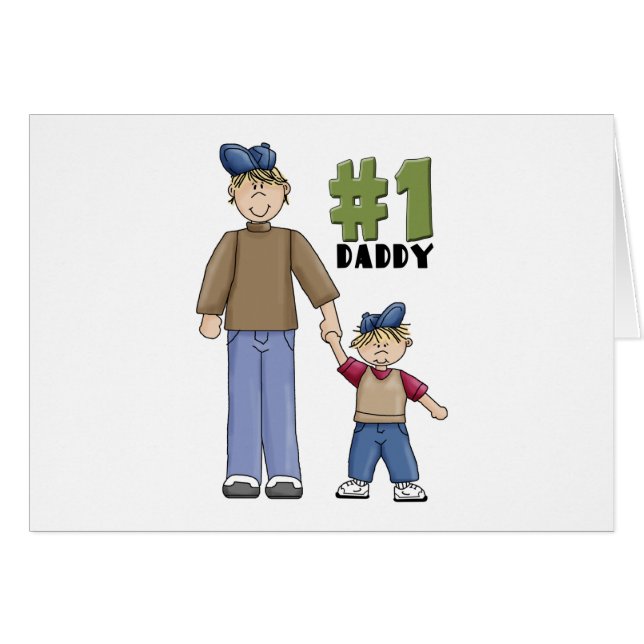 第1お父さんのブロンドの男の子 (正面横)