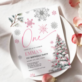 第1の誕生日招待状、ウィンターワン誕生日 招待状