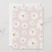 第1の誕生日招待状、デイジー招待状 招待状 (裏面)