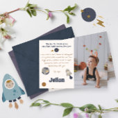 第1の誕生日第1ののまわりに太陽の軌道! サンキューカード