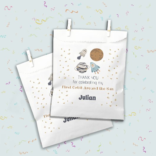 第1の誕生日第1ののまわりに太陽の軌道！ フェイバーバッグ