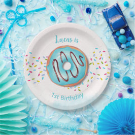 第1の誕生日紙プレート ペーパープレート