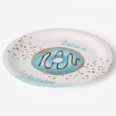 第1の誕生日紙プレート ペーパープレート (アングル)