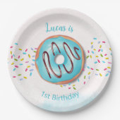 第1の誕生日紙プレート ペーパープレート (正面)