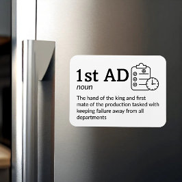 第1のAD定義 – Film maker 3" x 4" Flex マグネット