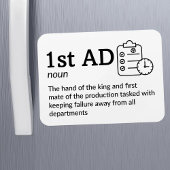 第1のAD定義 – Film maker 3" x 4" Flex マグネット