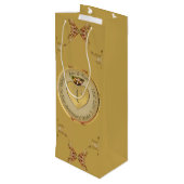 第1または50thゴールデンオークル抱き枕 ワインギフトバッグ (裏面アングル)