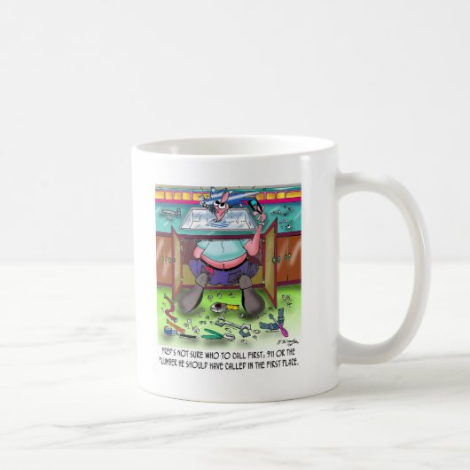 第1を呼ぶだれ: 911または鉛管工 コーヒーマグカップ (右)